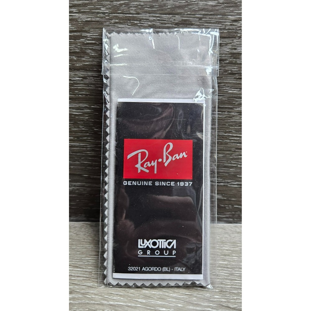 Ray Ban Microfiber Lens Cleaning Cloth for Eyewear Eyeglasses Sunglasses Booklet